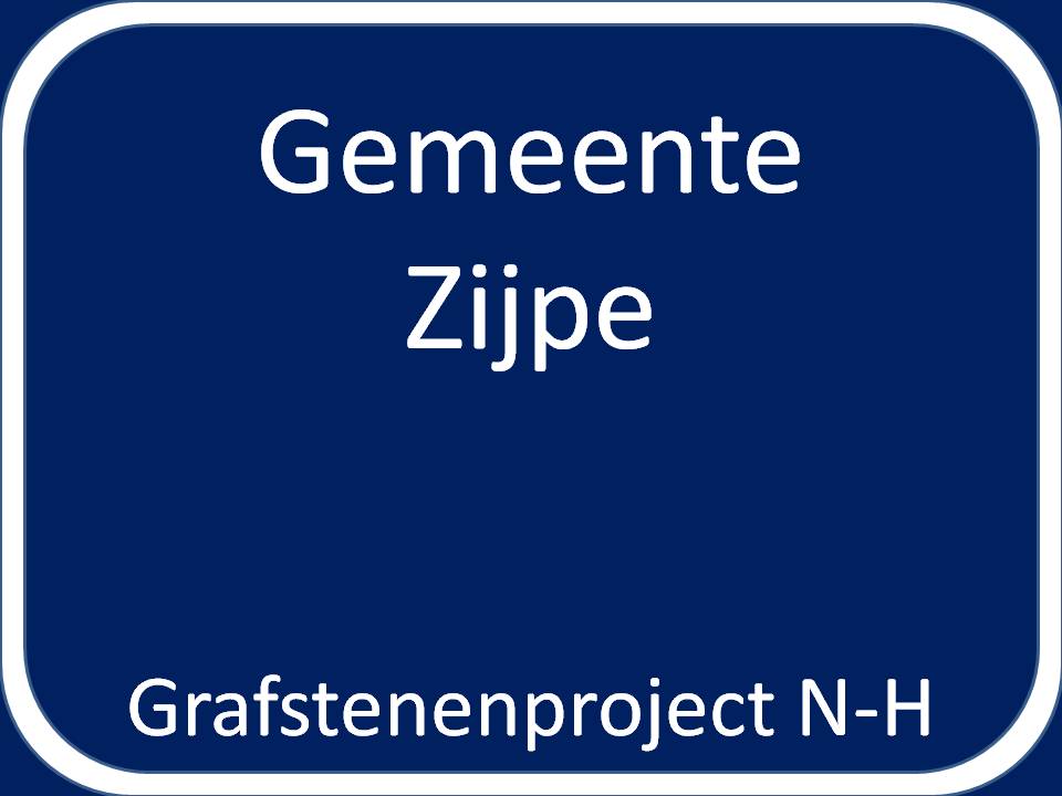Grensbord van de gemeente Zijpe